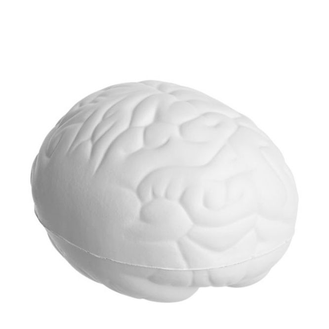 Gadget antistress a forma di cervello vista area di stampa