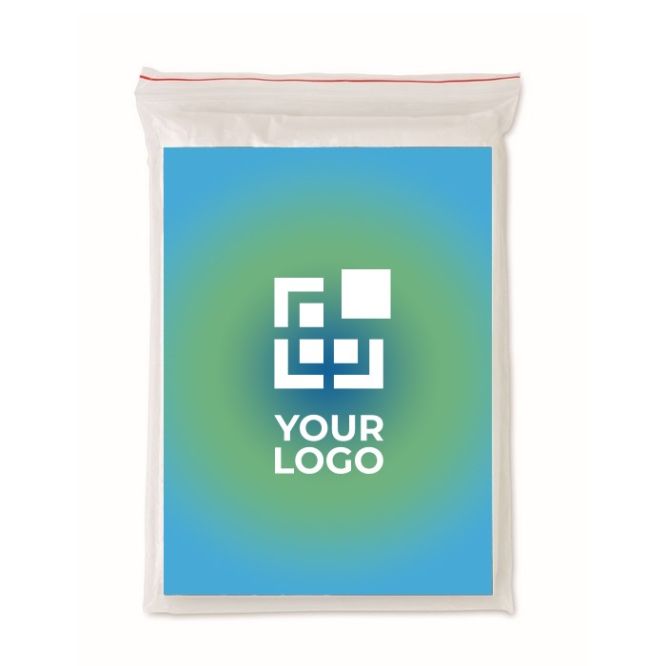 Impermeabile pieghevole biodegradabile da personalizzare con logo