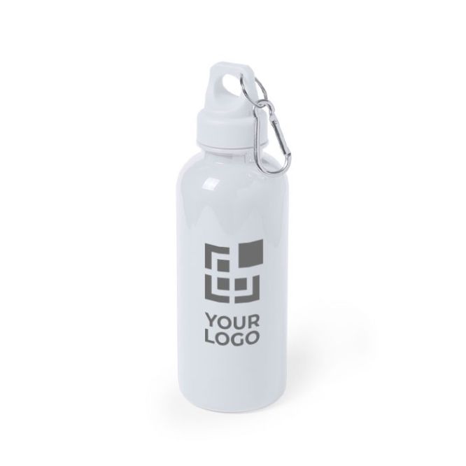 Piccole bottiglie con logo per eventi color blu