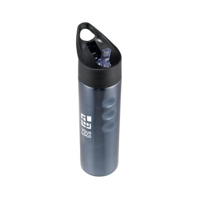 Borracce pubblicitarie in acciaio inox color nero