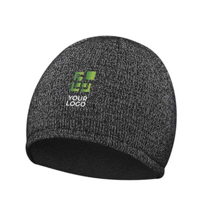 Cappello con logo in materiale extra riflettente per clienti