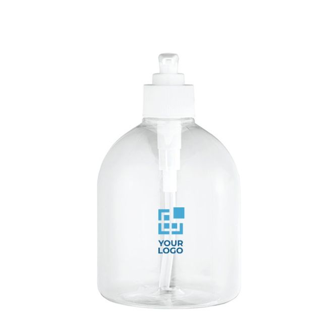 Contenitore personalizzabile per sapone e gel colore bianco
