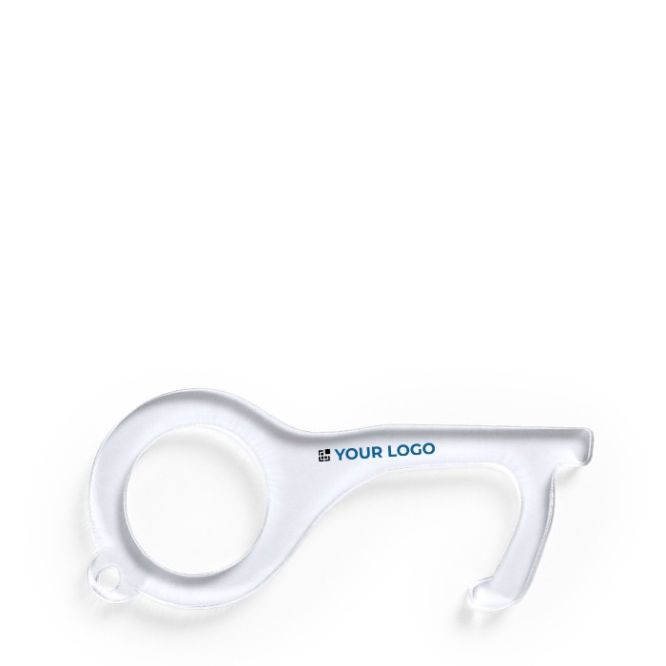 Accessorio anticontatto personalizzato vista area di stampa