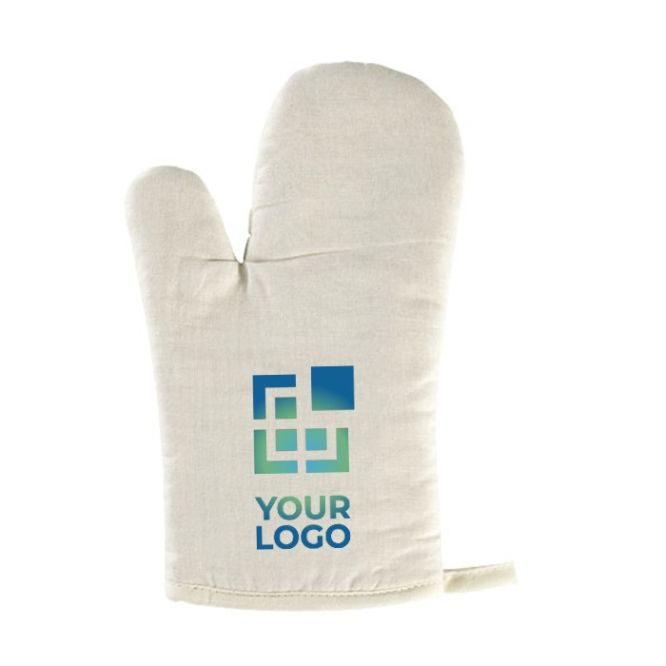 Guanto da forno in cotone colore nero