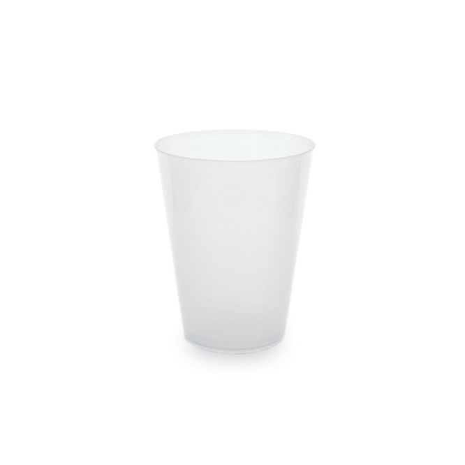 Bicchieri promozionali riutilizzabili colore transparente