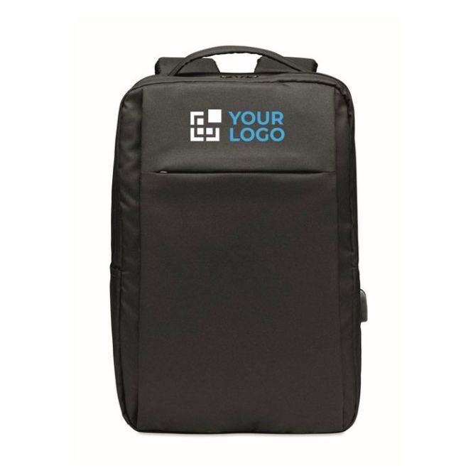 Zaini porta pc personalizzati ecologici vista area di stampa