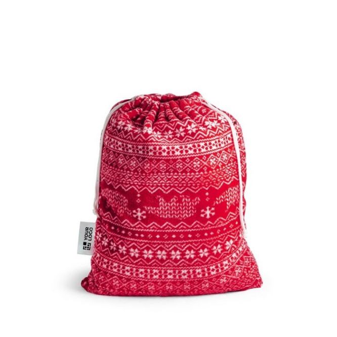 Plaid personalizzati a tema nordico vista area di stampa