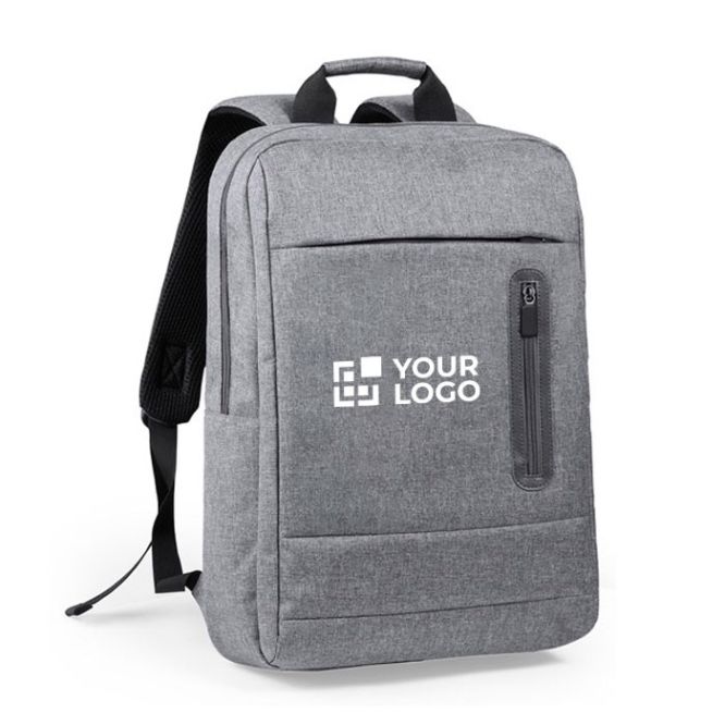 Zaini da personalizzare porta pc vista area di stampa