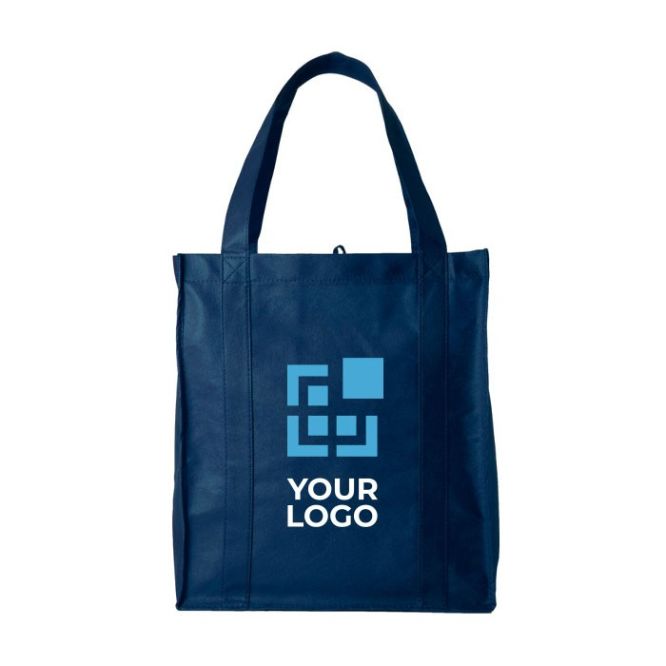 Shopper con logo in PP non tessuto vista area di stampa