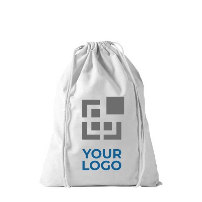 Colorato zainetto promozionale con logo color blu scuro