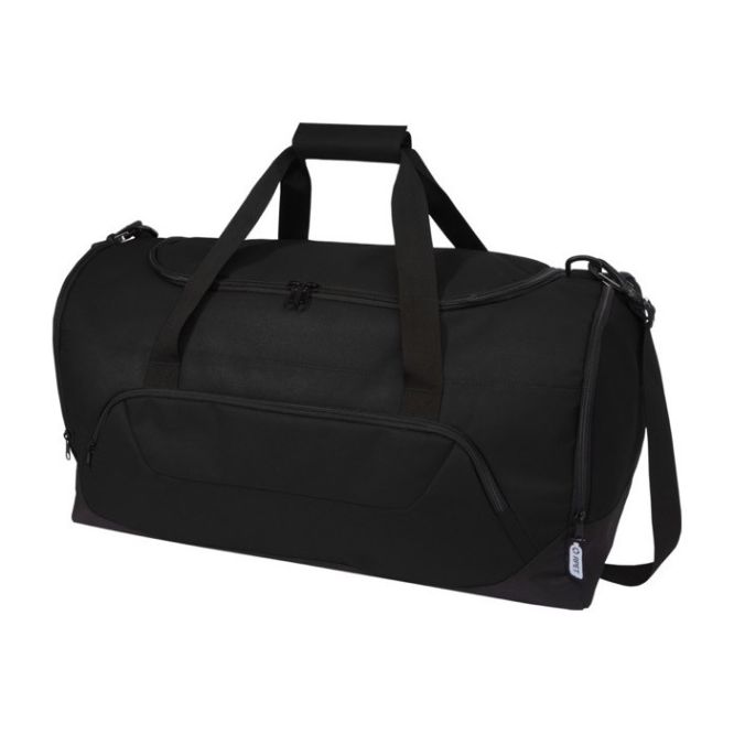Borsoni personalizzati in plastica riciclata color nero