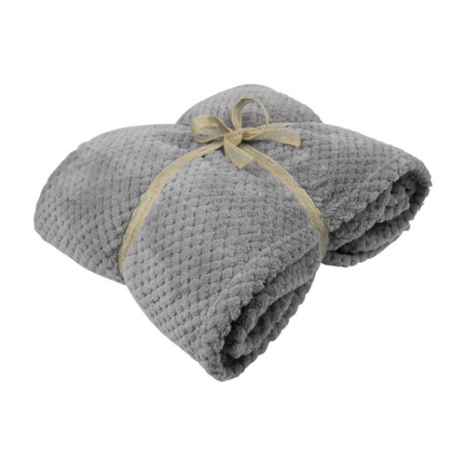Coperte personalizzate in poliestere 240 gr/m²  color grigio