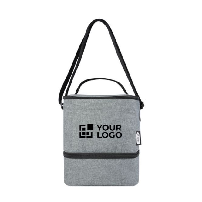 Borsa termica con logo per 9 lattine vista area di stampa