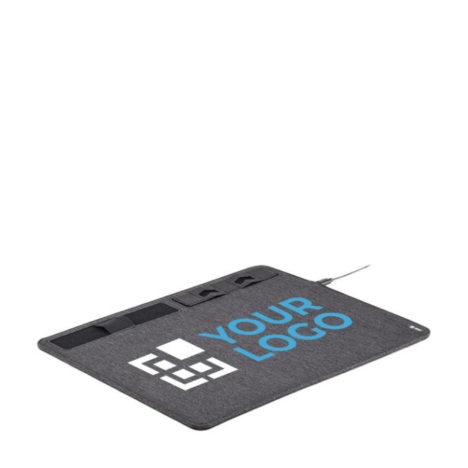 Mousepad con caricatore e supporto vista area di stampa