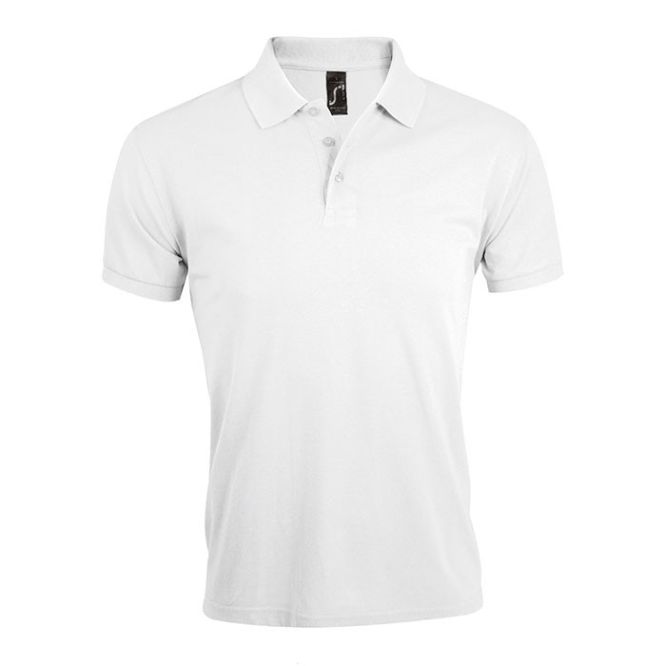 Polo promozionale in poliestere e cotone colore bianco