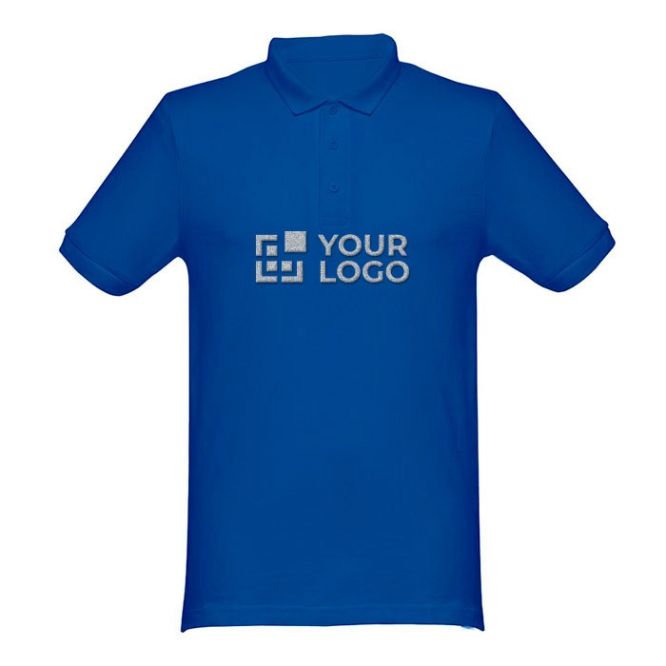 Magliette polo con logo da 240 g/m² vista area di stampa