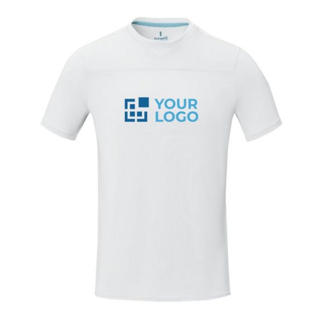 T-shirt tecniche personalizzate ecologiche vista area di stampa