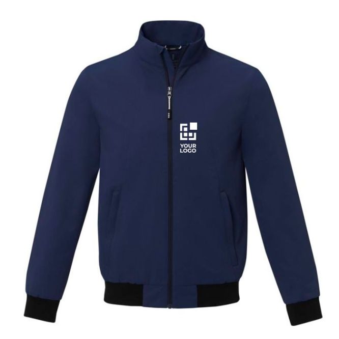 Giubbotti personalizzati con logo unisex vista area di stampa
