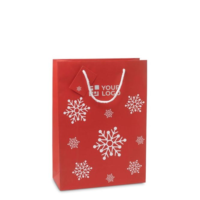 Buste natalizie con fiocchi di neve 