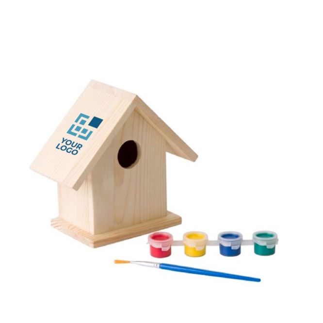 Casetta per gli uccelli in legno