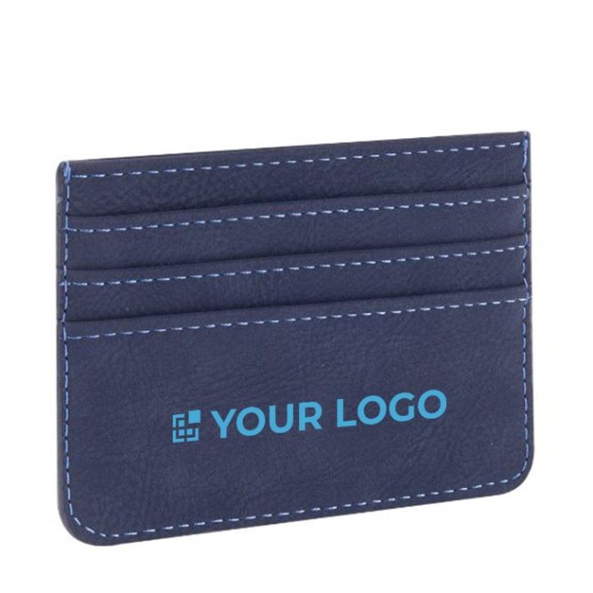 Portacarte personalizzato con tasca RFID vista area di stampa