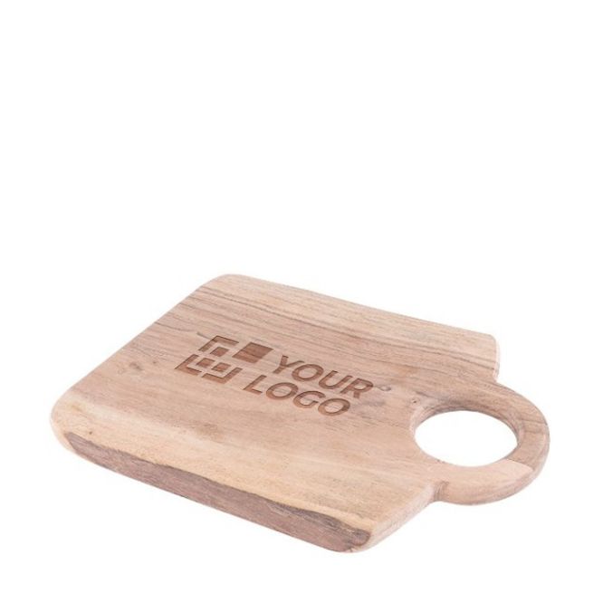 Tagliere in legno dai bordi arrotondati