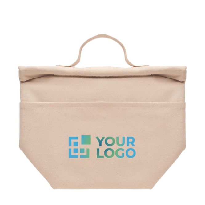 Borsa termica in cotone riciclato personalizzabile