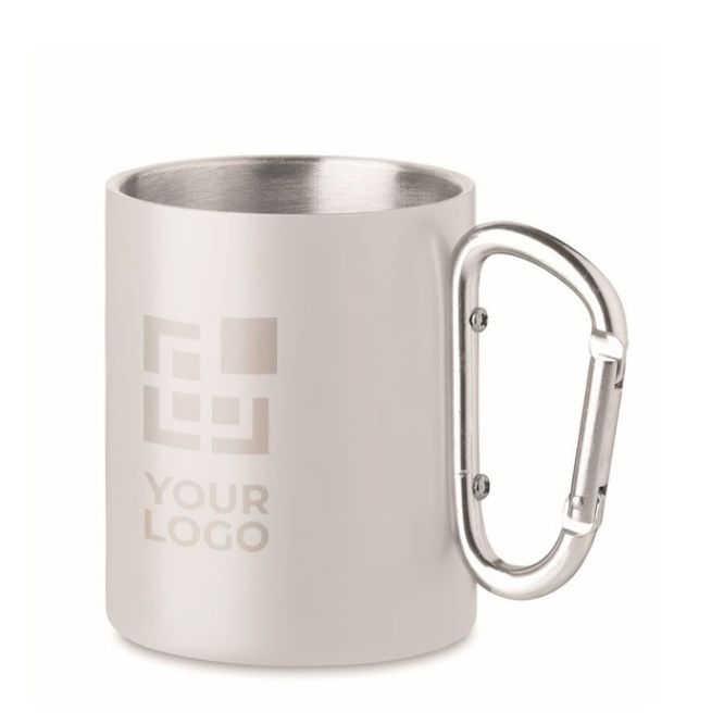 Tazza personalizzata con manico a moschettone