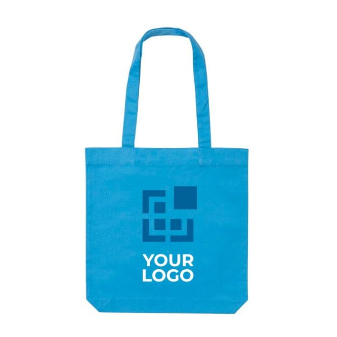 Borsa in tela riciclata da 285 gm² con area di stampa
