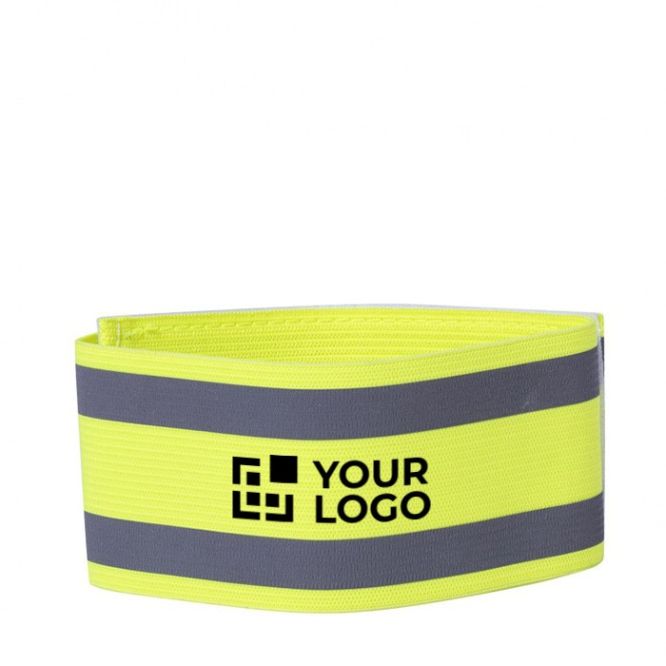 Fascia da braccio riflettente in poliestere ed elastan