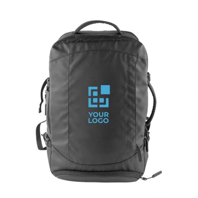 Zaino in PU 600D impermeabile per viaggiare con tasca pc 15