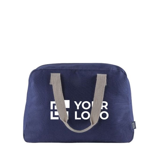 Borsa da viaggio in tela di cotone riciclato da 280 g/m²