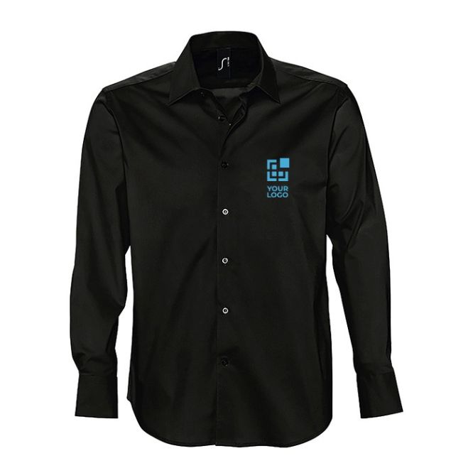 Camicia da uomo in cotone ed elastan da 140g/m² SOL'S Brighton