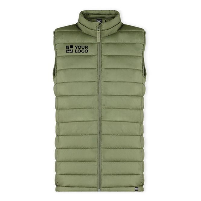 Gilet in poliestere RPET antivento e impermeabile MKT Rostol