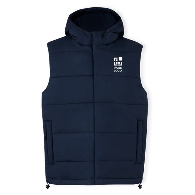 Gilet impermeabile con cappuccio in poliestere MKT Brooke