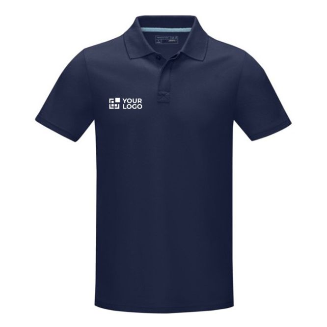 Polo da uomo in cotone organico certificato 180g/m² Elevate NXT