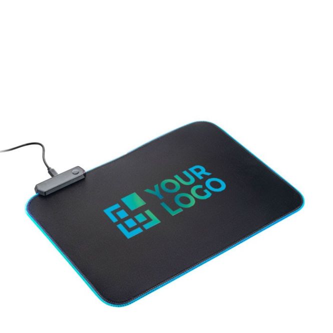 Tappetino per mouse da gamer antiscivolo con modalità di illuminazione