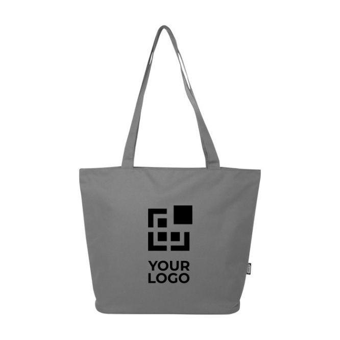 Tote bag in poliestere riciclato certificato 600D idrorepellente