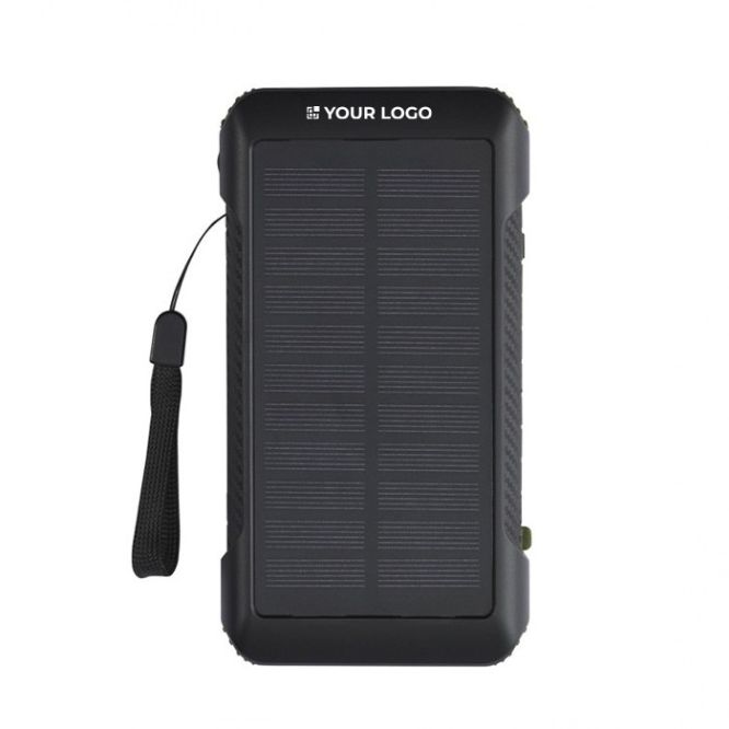 Powerbank in plastica riciclata con dinamo a manovella da 10.000 mAh