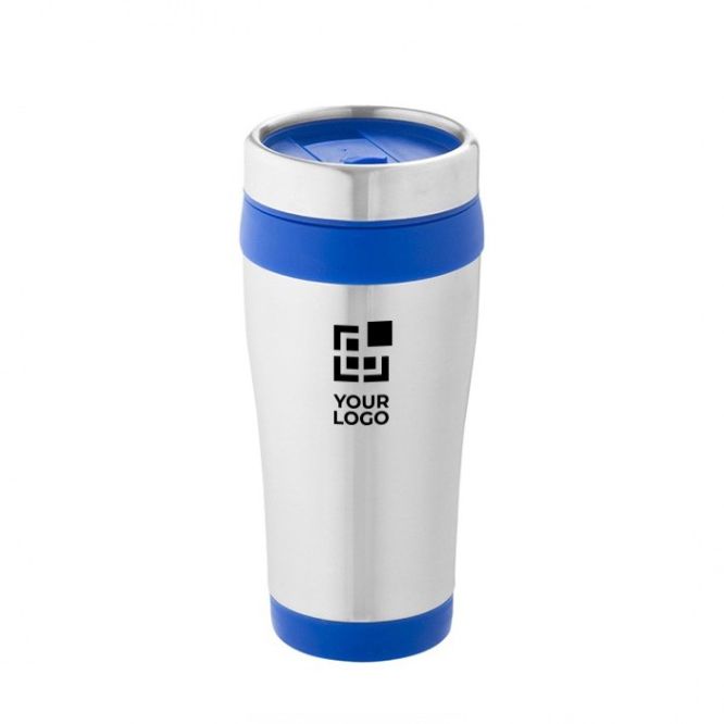 Bicchiere termico in acciaio inox riciclato con tappo a vite 410ml