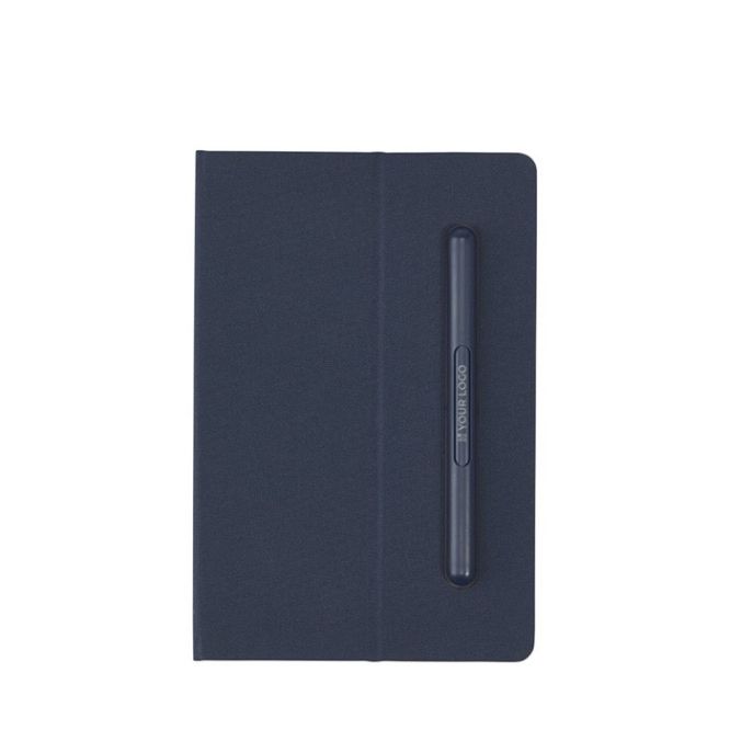 Taccuino a righe con penna a inchiostro nero personalizzabili
