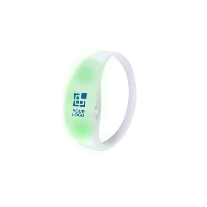 Braccialetto in silicone con luci a LED sensibili alla musica