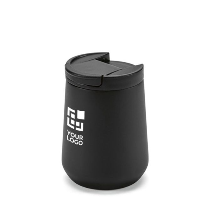 Tazza termica in acciaio inox riciclato con fondo antiscivolo 350 ml