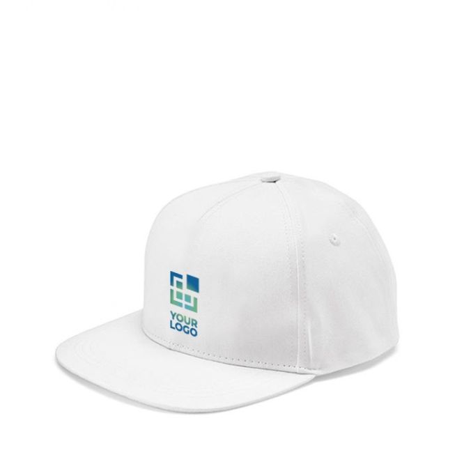Snapback con chiusura regolabile in cotone riciclato da 180 g/m²