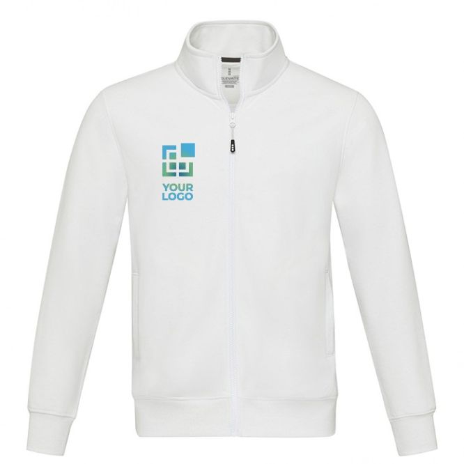 Felpa unisex in cotone e poliestere riciclato 320 g/m² Elevate NXT