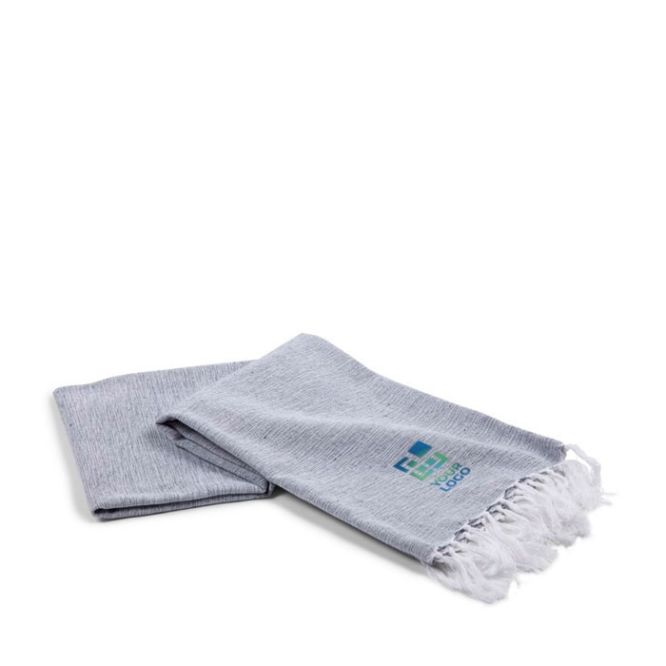 Asciugamano di cotone riciclato da 200g/m² tipo Hammam 150x90cm