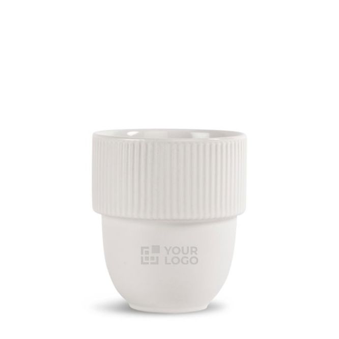Tazza in gres impilabile con design originale in molti colori da 270ml