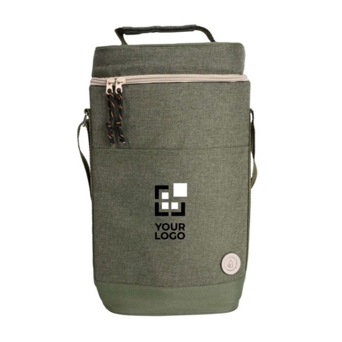 Borsa frigo verticale in rPET con tracolla regolabile da 9 litri