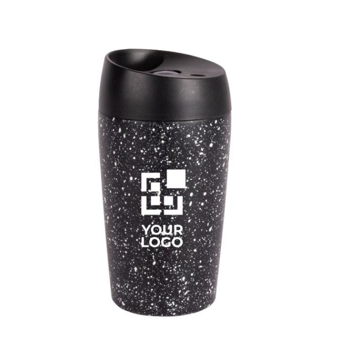 Bicchiere take away a doppia parete con design a puntini da 240ml