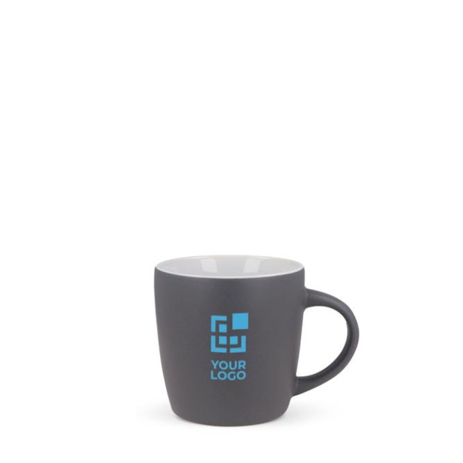 Tazza di ceramica con esterno in diversi colori vivaci da 250 ml